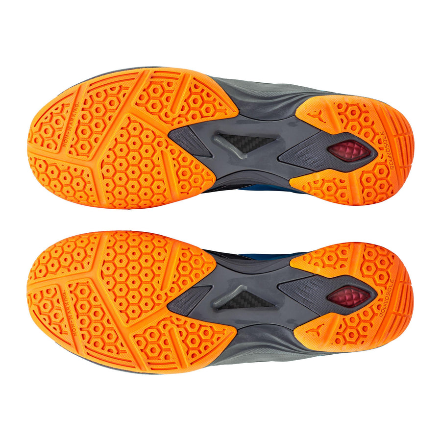 BLACK / AQUA BLUE/ WARM RED