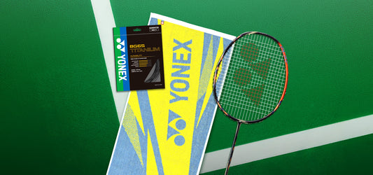 (NEW Astrox 77 Play 4U5G + BG65 TI Strings & TOWEL GRIP AC1081YX)