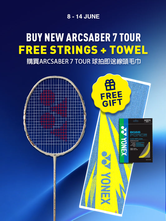 ArcSaber 7 Tour Promo (Free String And Towel)